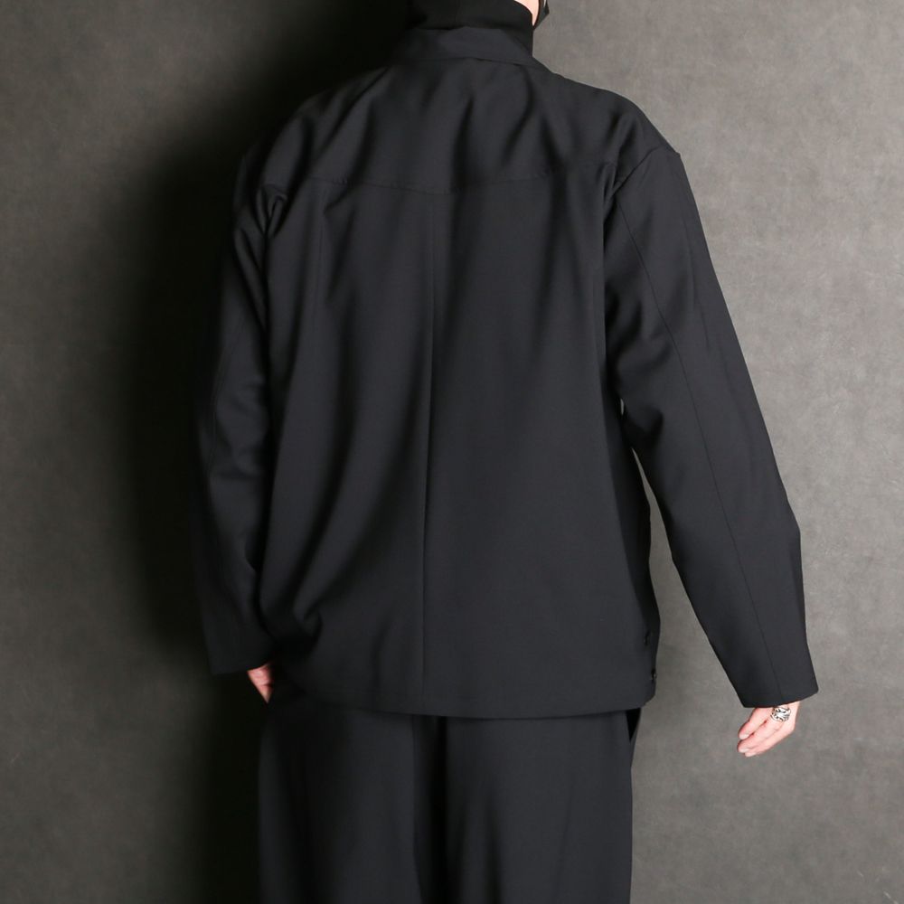 WORSTED WOOL-LIKE TWILL JK / シャツジャケット / 378205