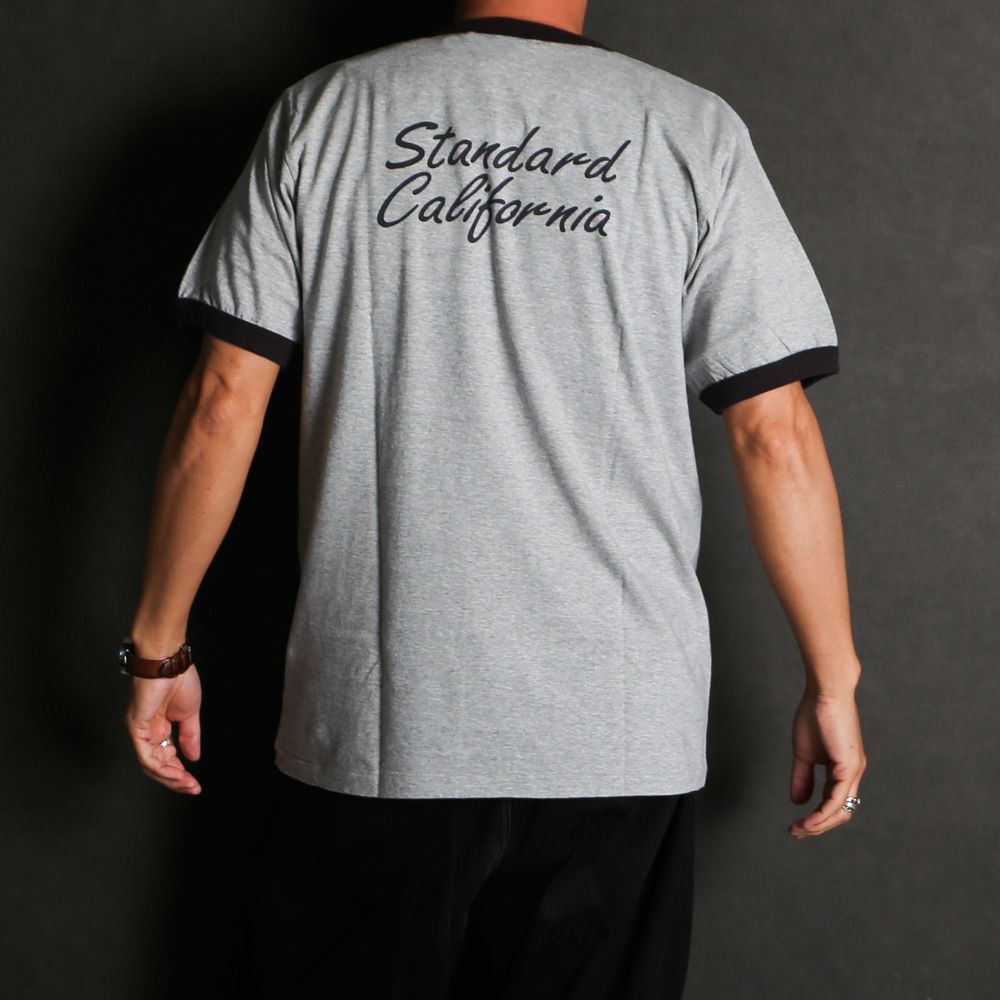 【ラスト1点-サイズXL】 Disney / SD Ringer T - Gray × Black / Tシャツ / TSOSJ110