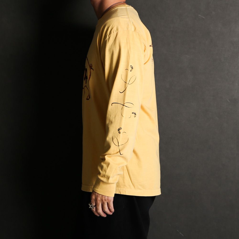 SCUM PORK L/S TEE - MUSTARD / ロングスリーブTシャツ