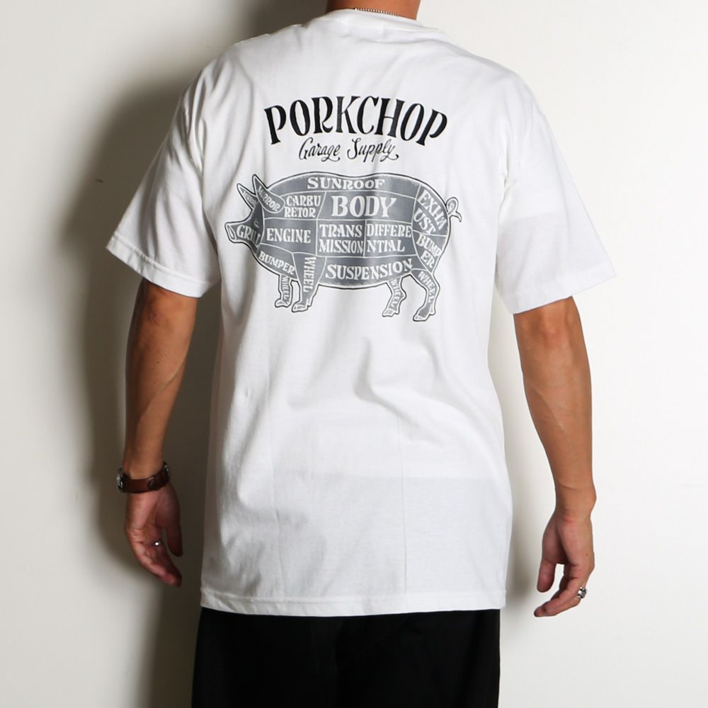 PCP BACK TEE - WHITE / ショートスリーブTシャツ