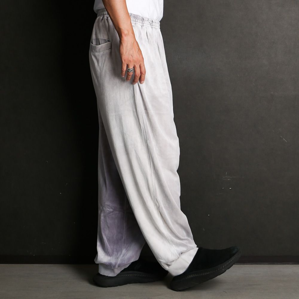 Sun faded Like Velour Pants - PURPLE / ベロアパンツ / A13PT563