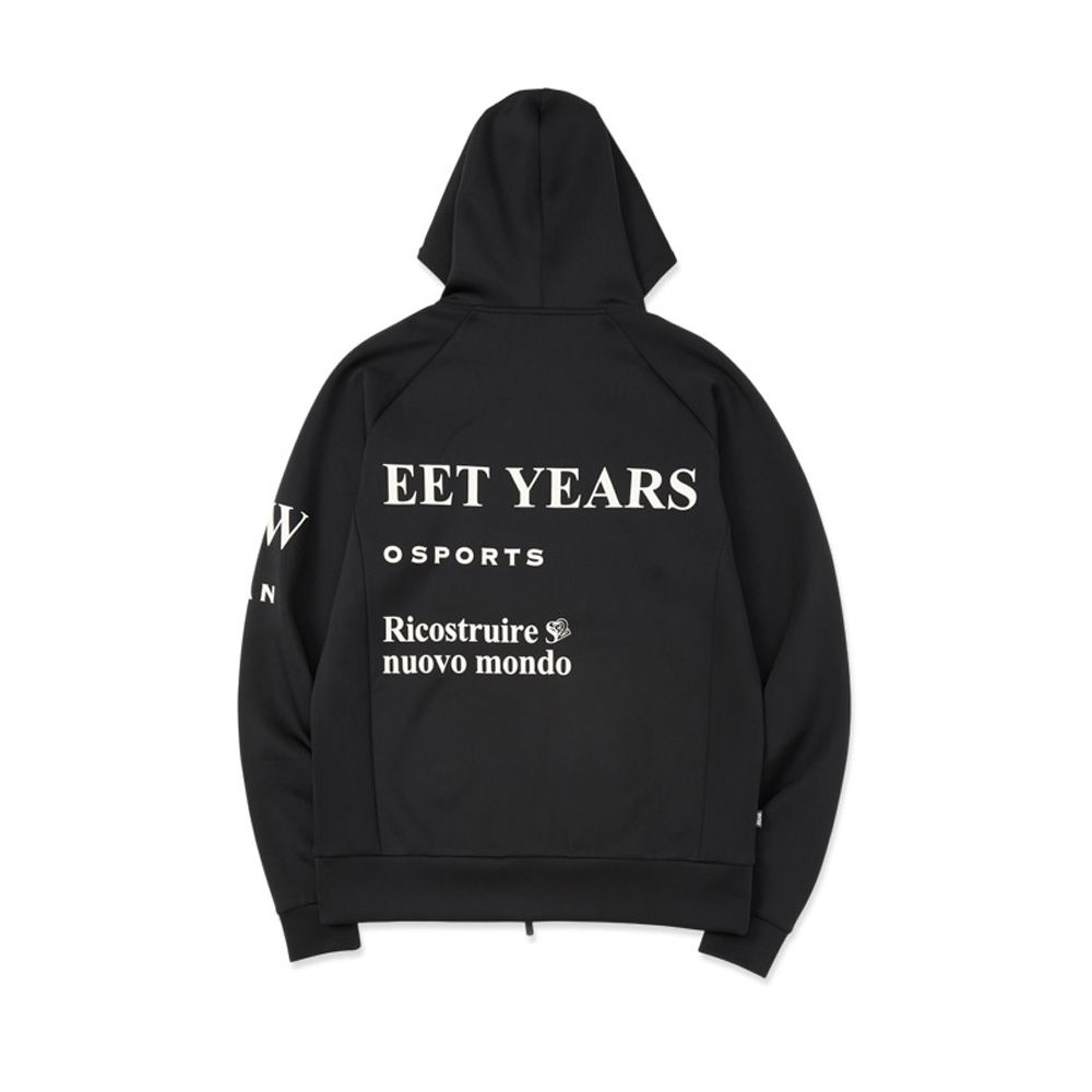 DOUBLEKNIT SEPARATE GRAPHIC ZIP HOODIE / ジップアップ パーカー / 15515
