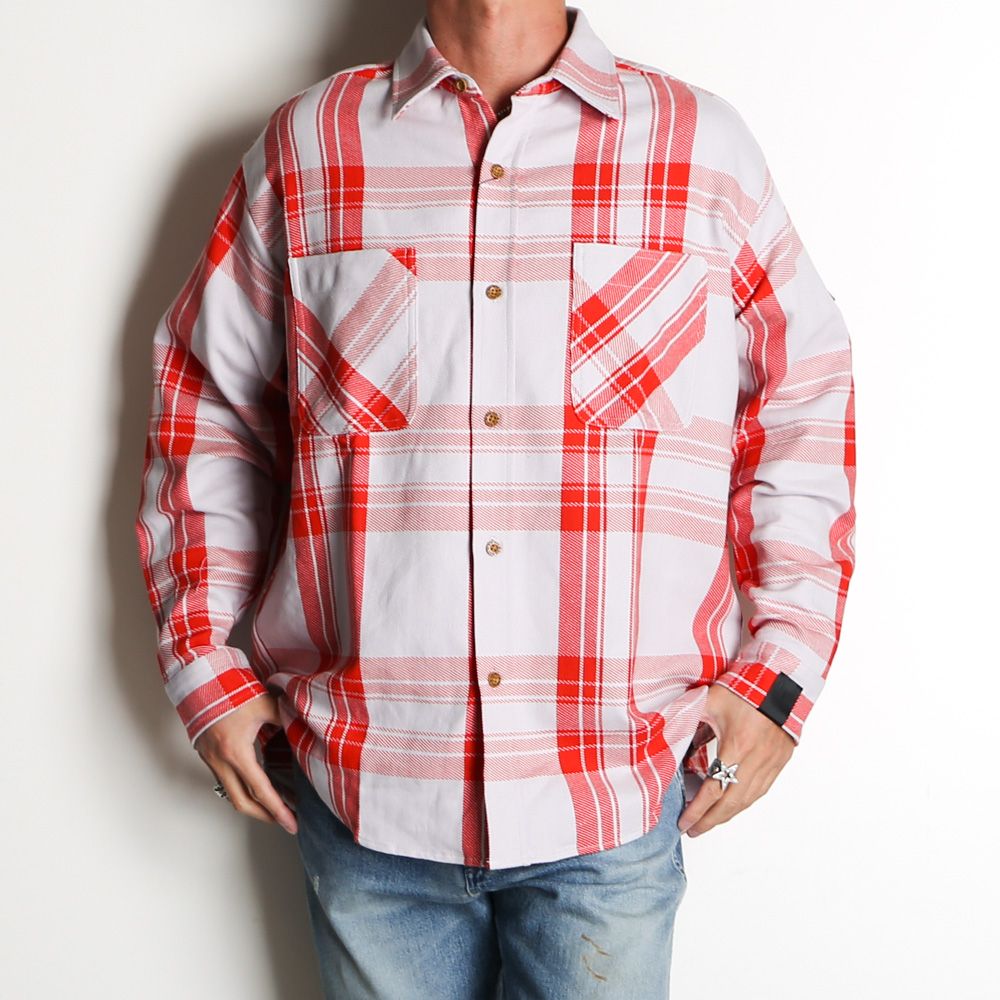 × BIG MAC / SHIRT - GRY CHECK / 2241-SH27-012 peg