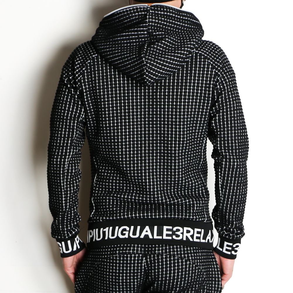 WAFFLE LOGO ZIP HOODIE / ワッフル ジップパーカー / USO-22013