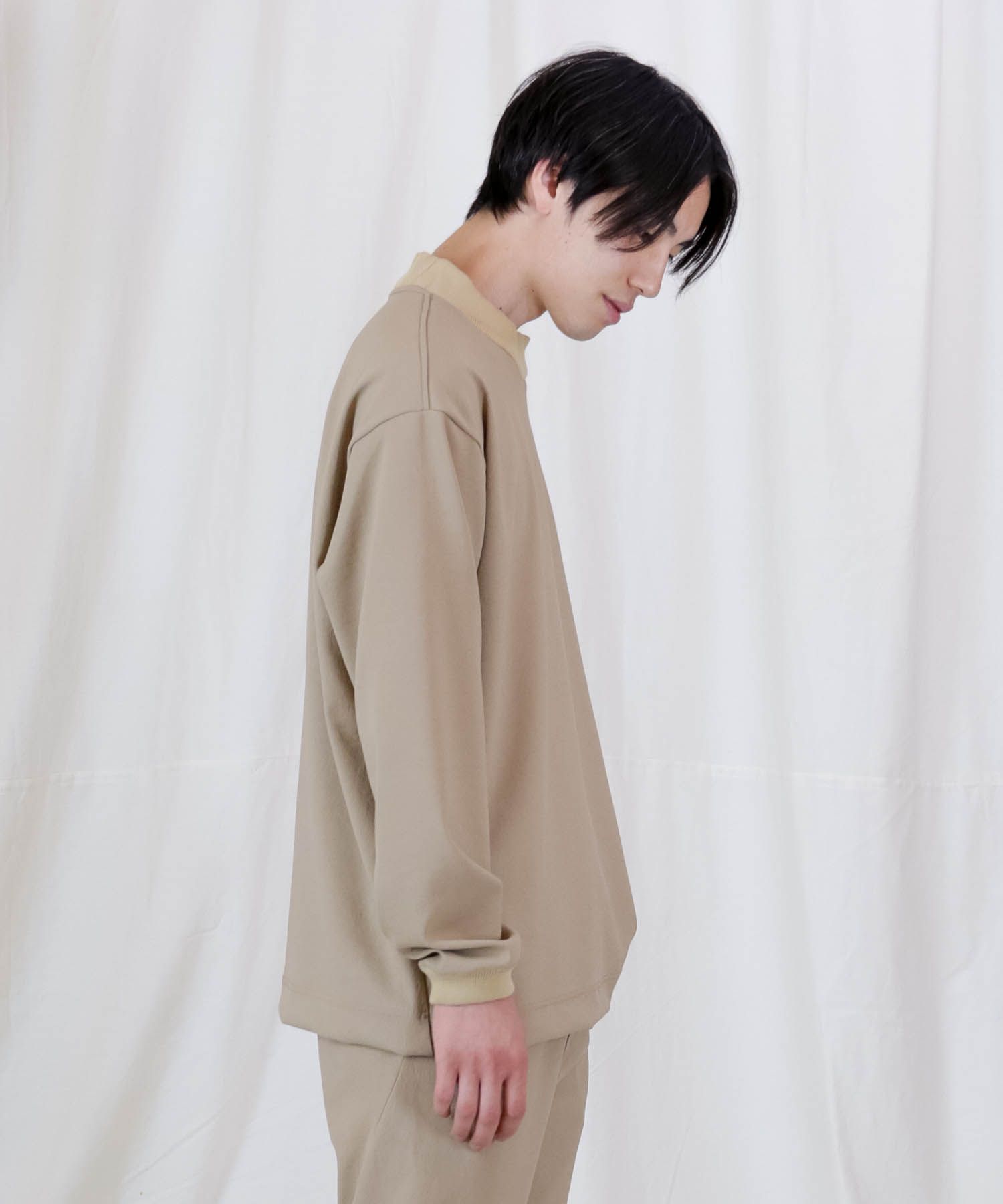 FULLDULL MOCK NECK L/S T / モックネック プルオーバーシャツ / 379111