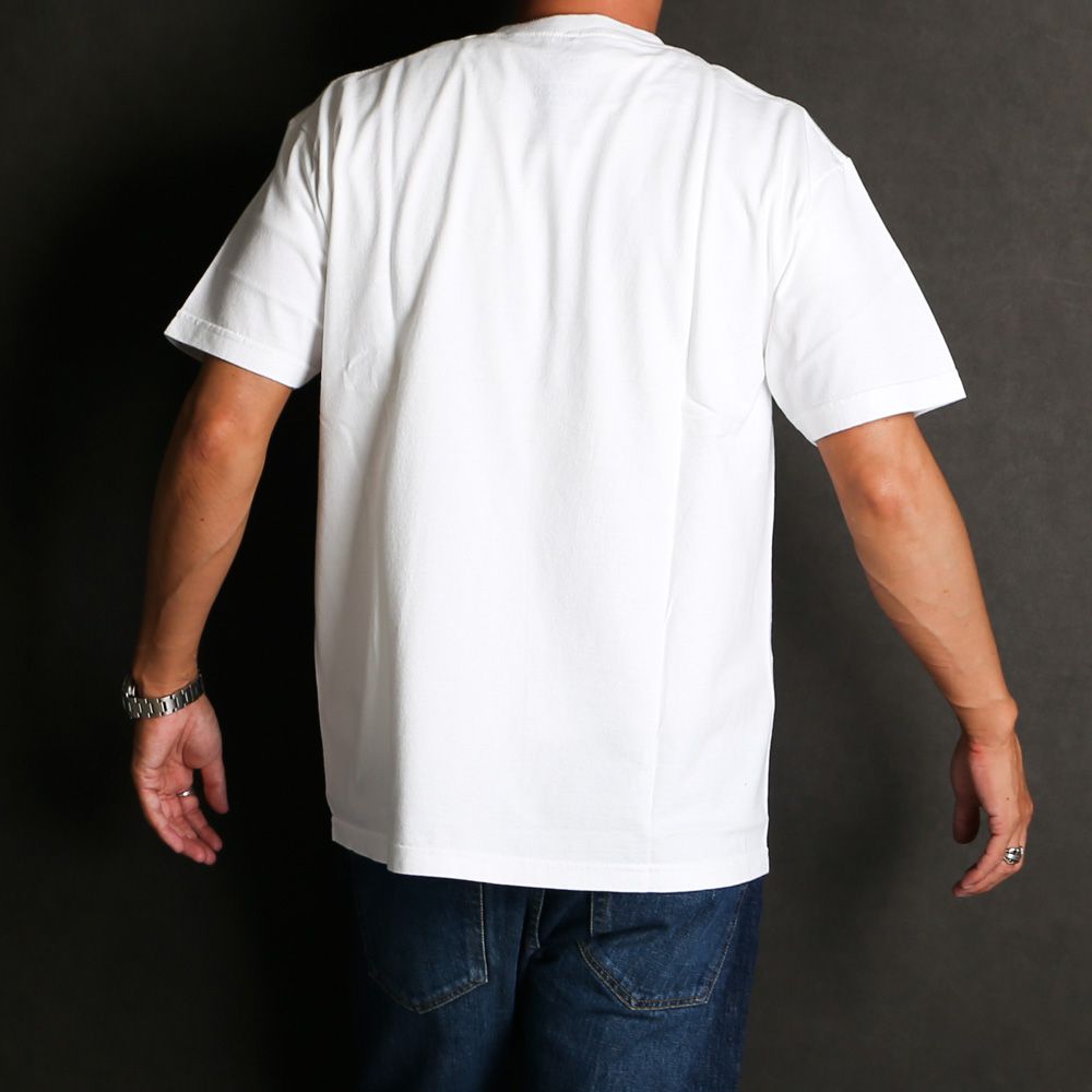 【ラスト1点-サイズXL】× M&M / T-SHIRT FLYING EAGLE M - White / Tシャツ / 1249014