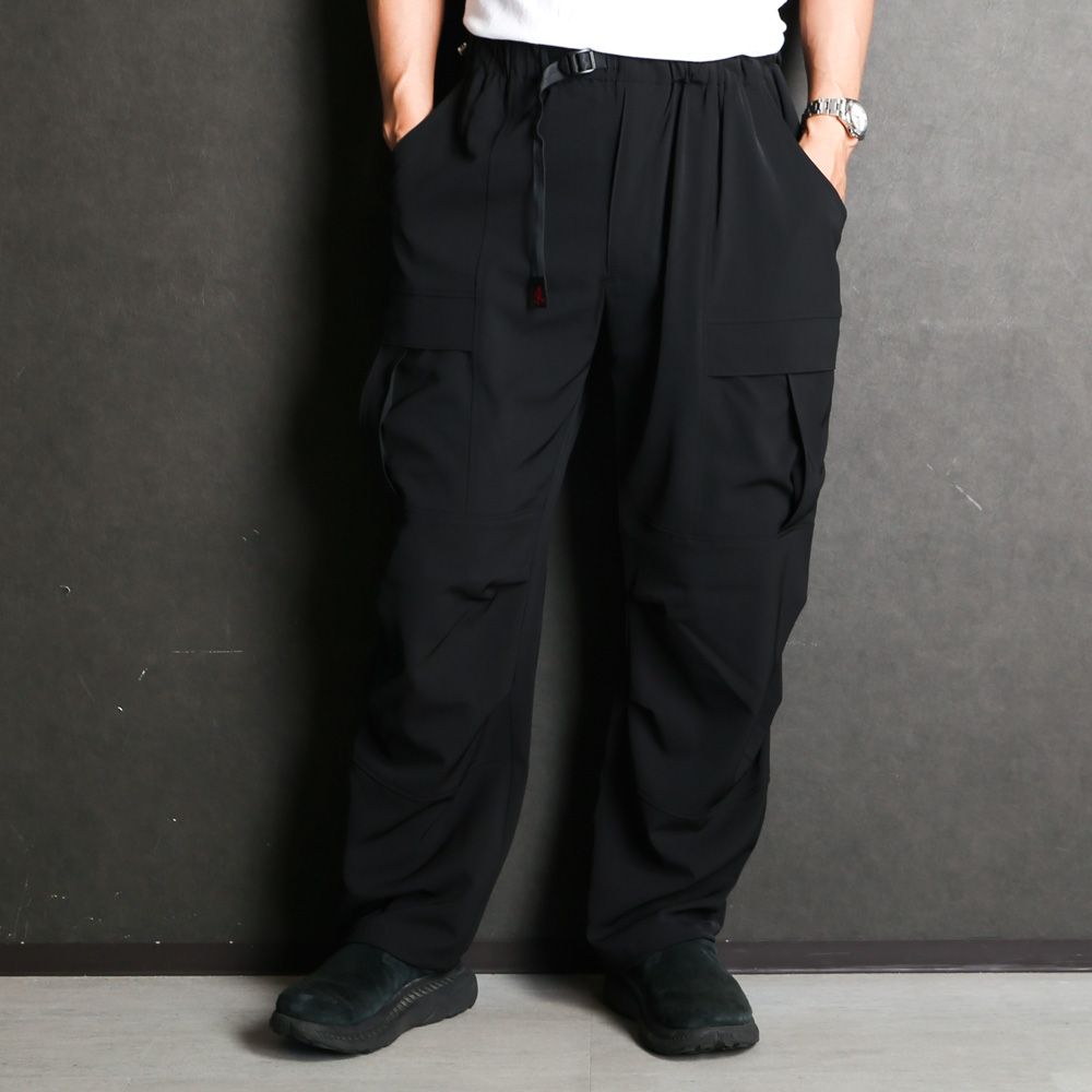 N.HOOLYWOOD - 【ラスト1点-サイズ36】 ×Gramicci / CARGO PANTS - BLACK / 2242-CP24-023  peg | chemical conbination