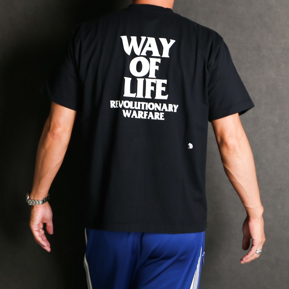 RATS - SCRIPT LOGO WAY OF LIFE TEE - WHITE / Tシャツ / 24