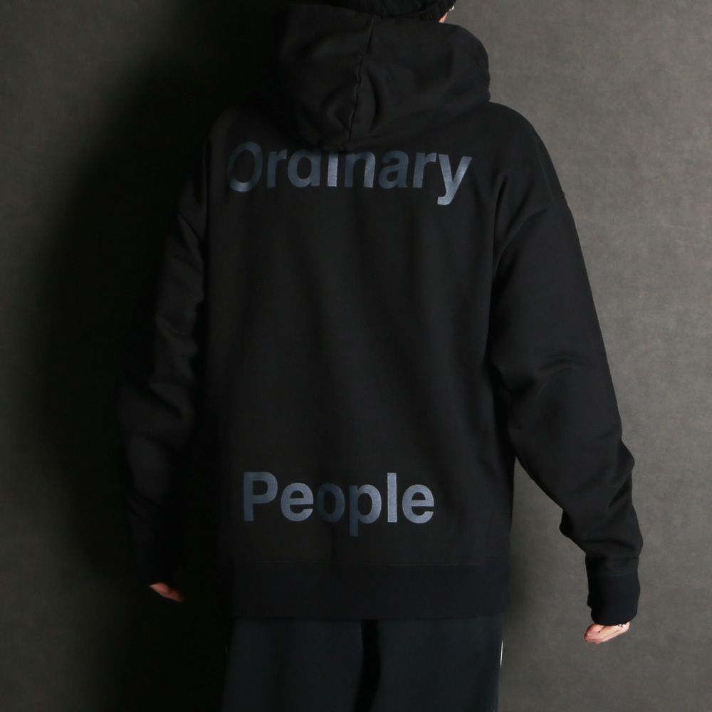 Leon Embroidery Hoodie - BLACK / レオン エンブロイダリー フーディー / J16HD791