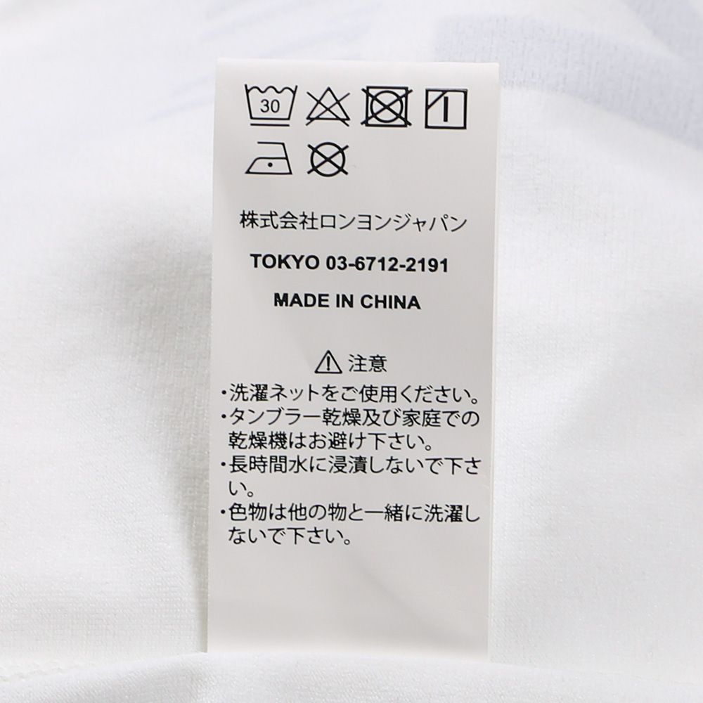 SEPARATE GRAPHIC L/S TEE - WHITE / グラフィックTシャツ / 14538