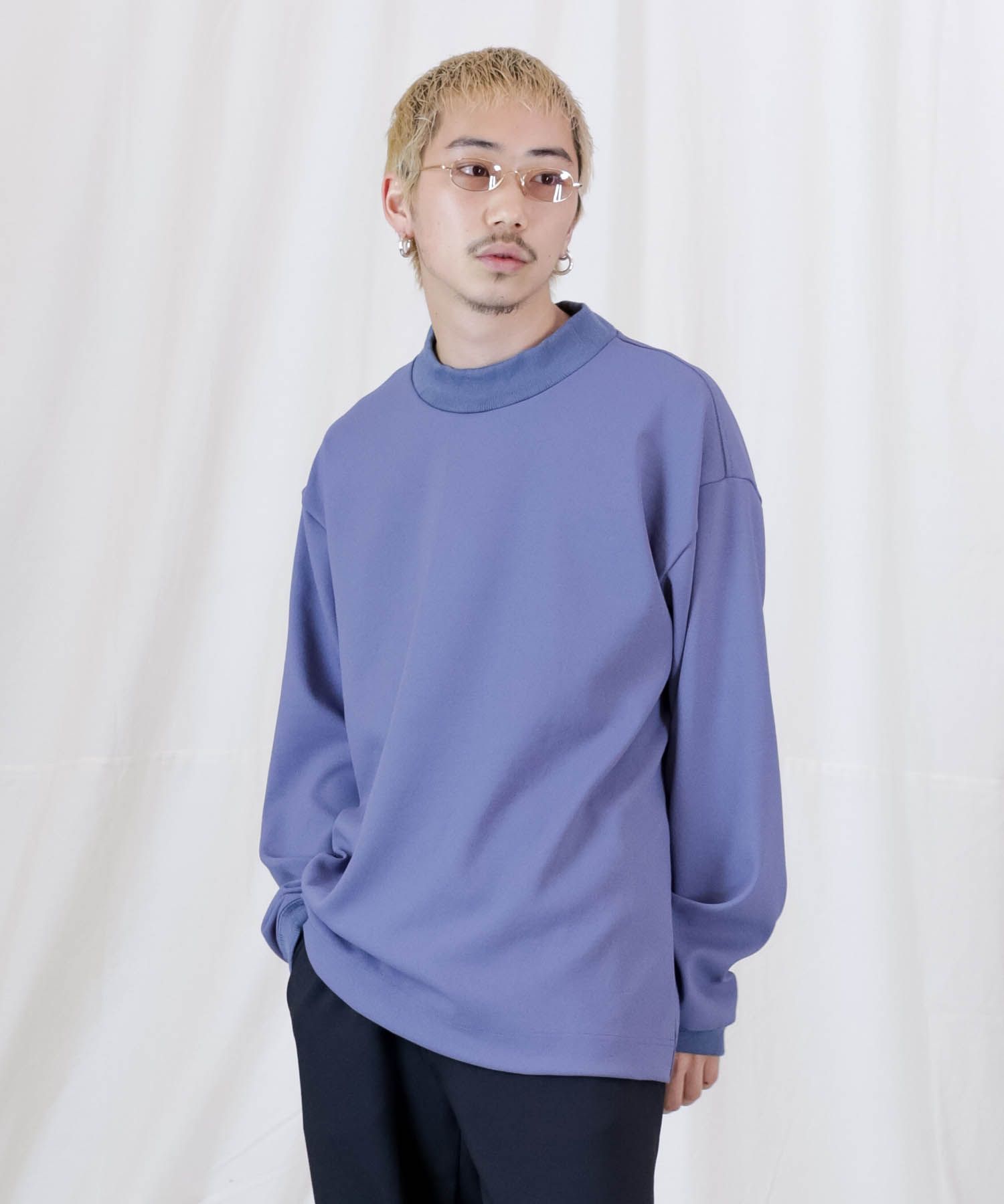 FULLDULL MOCK NECK L/S T / モックネック プルオーバーシャツ / 379111