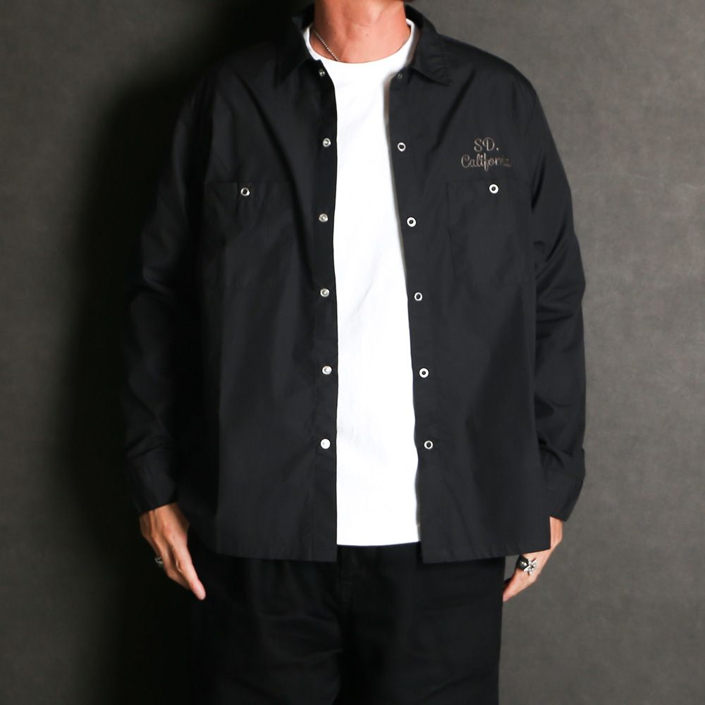 【ラスト1点-サイズL】 SD Dress Work Shirt LS / ワークシャツ / SHOLE240