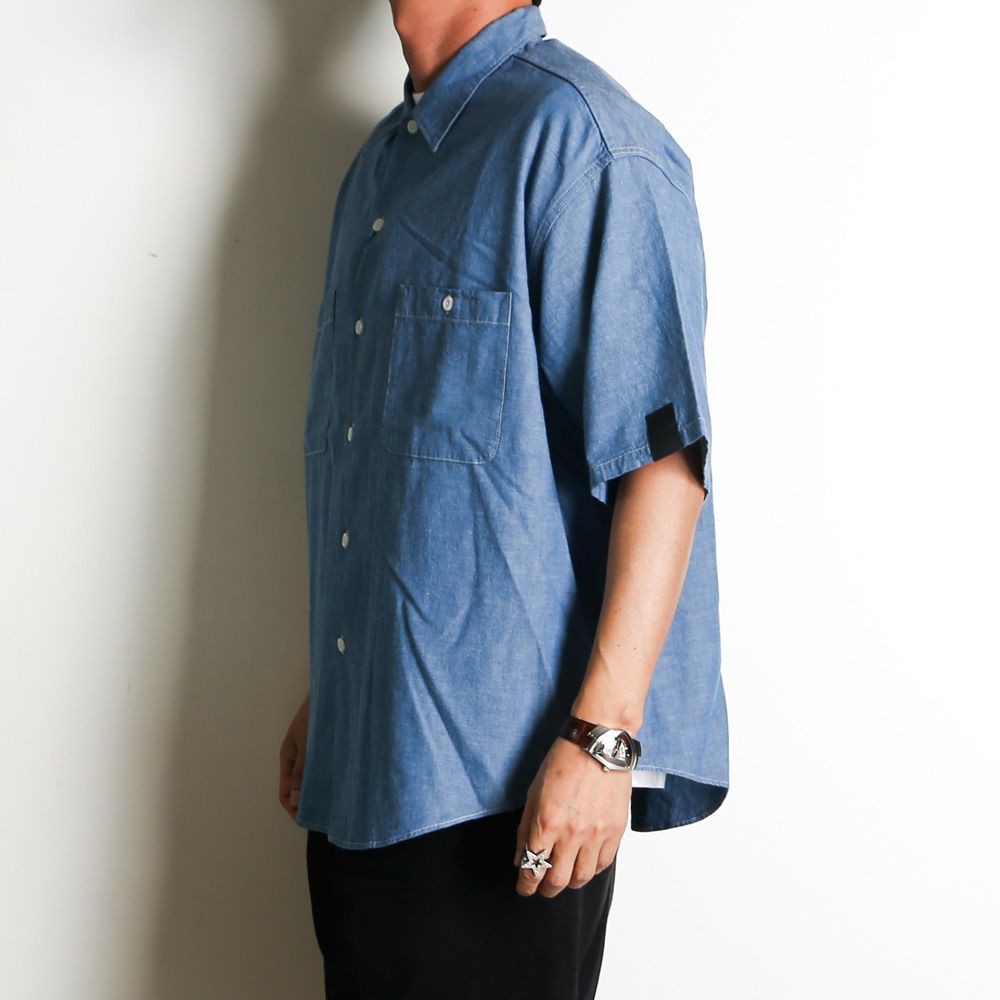 × BIG MAC /  HALF SLEEVE SHIRT - BLUE / 2261-SH60-027