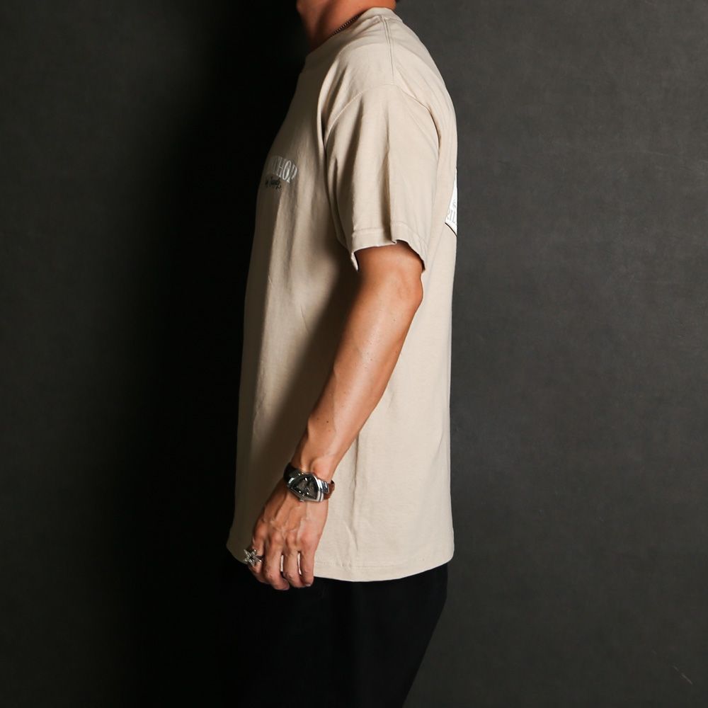 PCP BACK TEE - SAND / ショートスリーブTシャツ