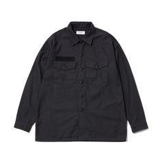 UTILITY SHIRT - Black / ミリタリーシャツ / 1242019