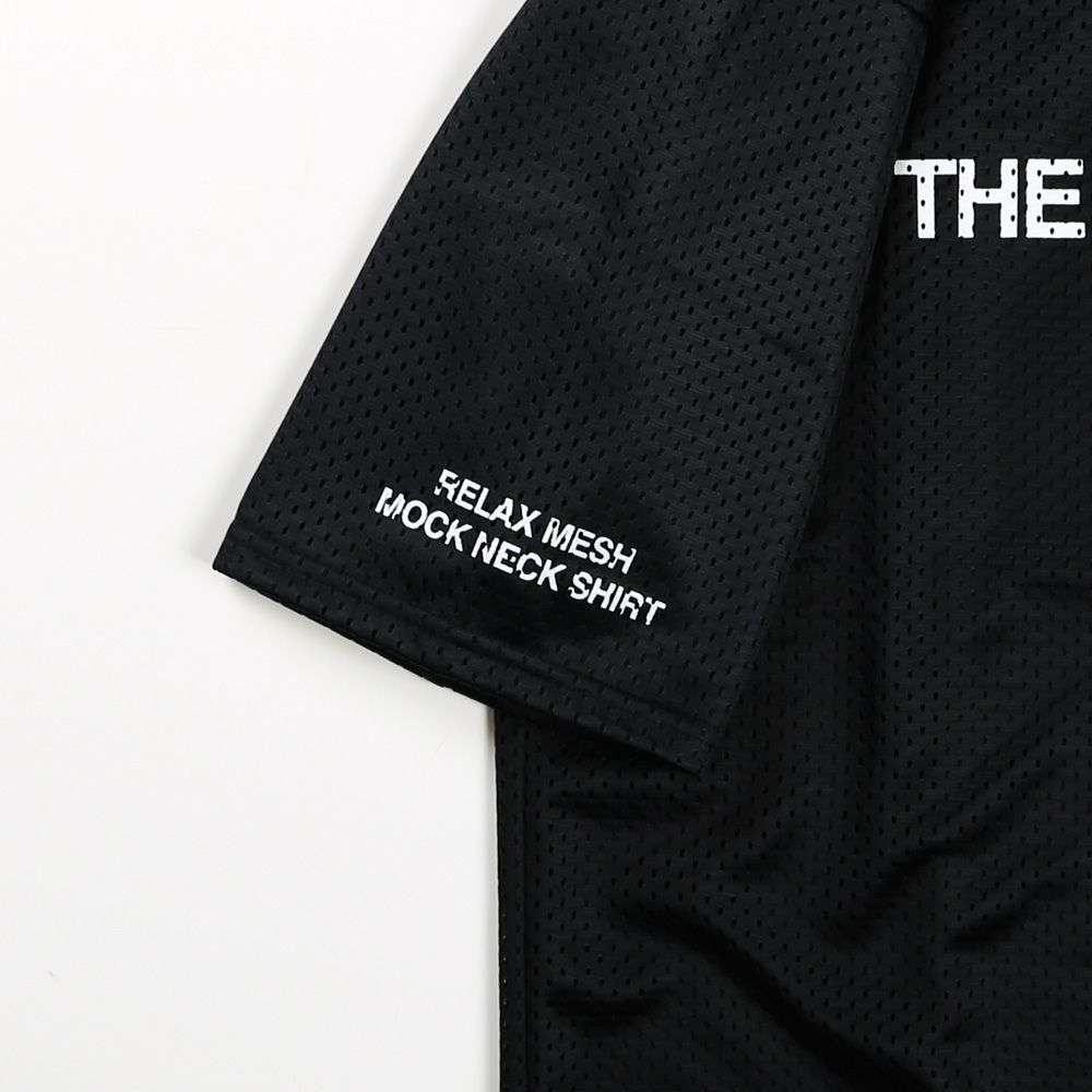 TFW49 - RELAX MESH MOCKNECK T / モックネック メッシュTシャツ