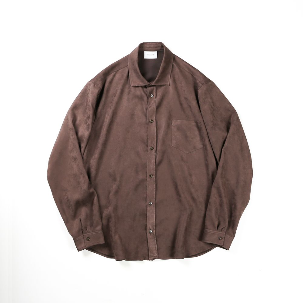 ECO SUEDE SH / エコスエード プレーンシャツ / 379207