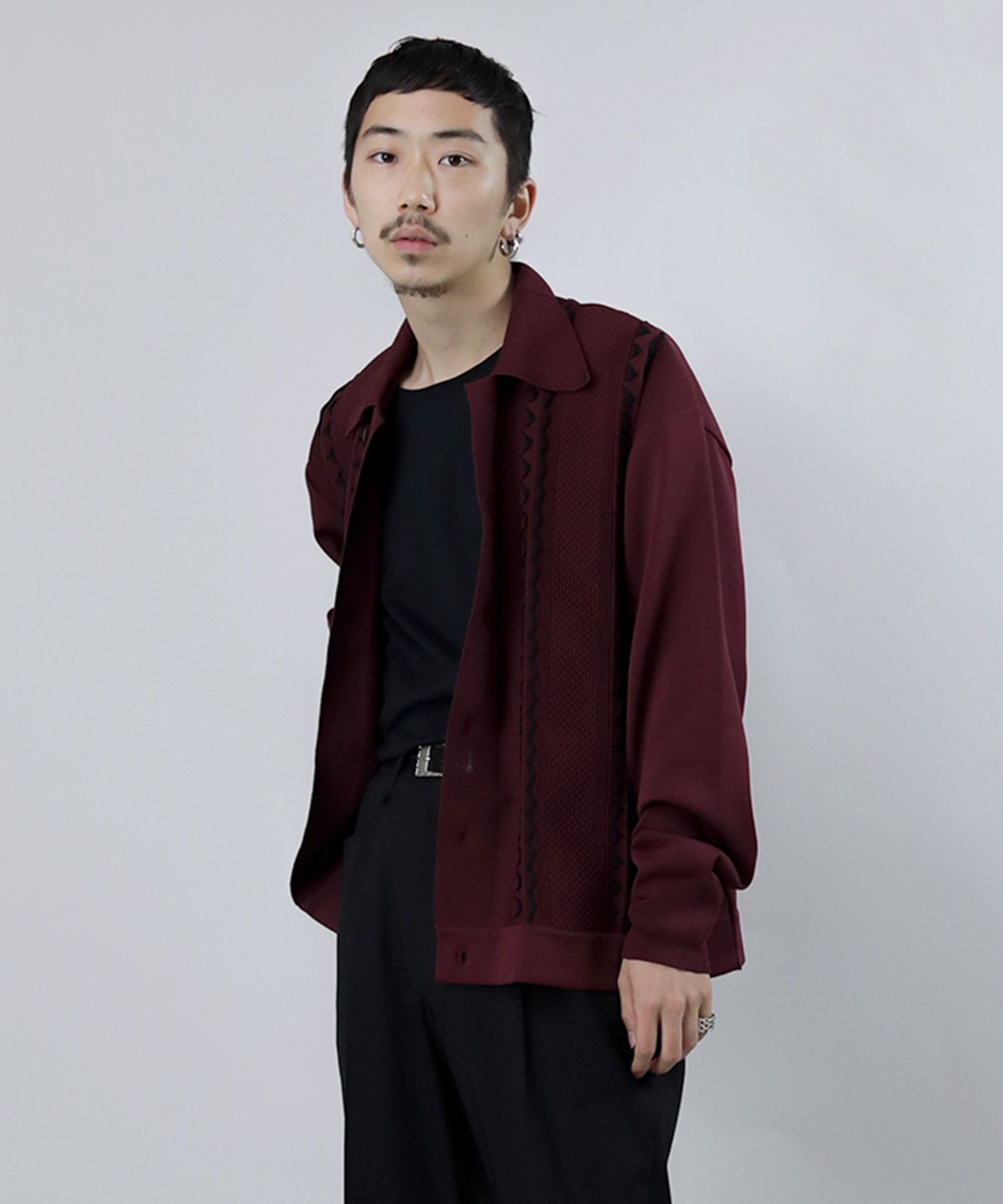 Iroquois - 12GG TUCK KNIT BL / ニットブルゾン / 278100 | chemical ...