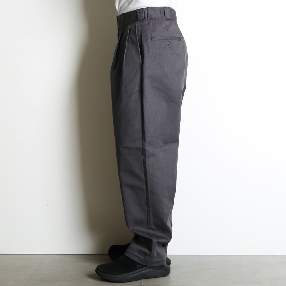 × DICKIES / 2TUCKS TROUSERS - T.GRAY / 2261-CP40-029