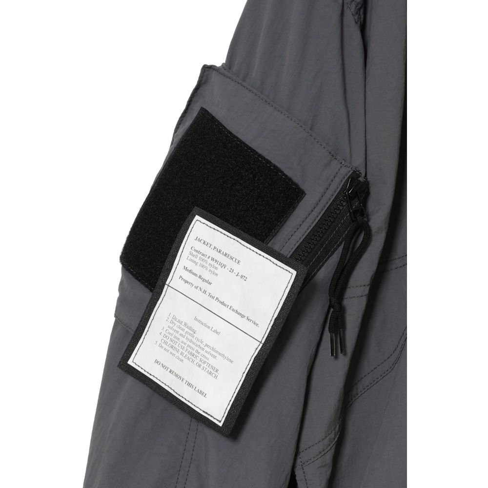 N.HOOLYWOOD - REVERSIBLE BLOUSON - CHARCOAL / 9241-BL02-004 N.HOOLYWOOD - REVERSIBLE BLOUSON - CHARCOAL / 9241-BL02-004