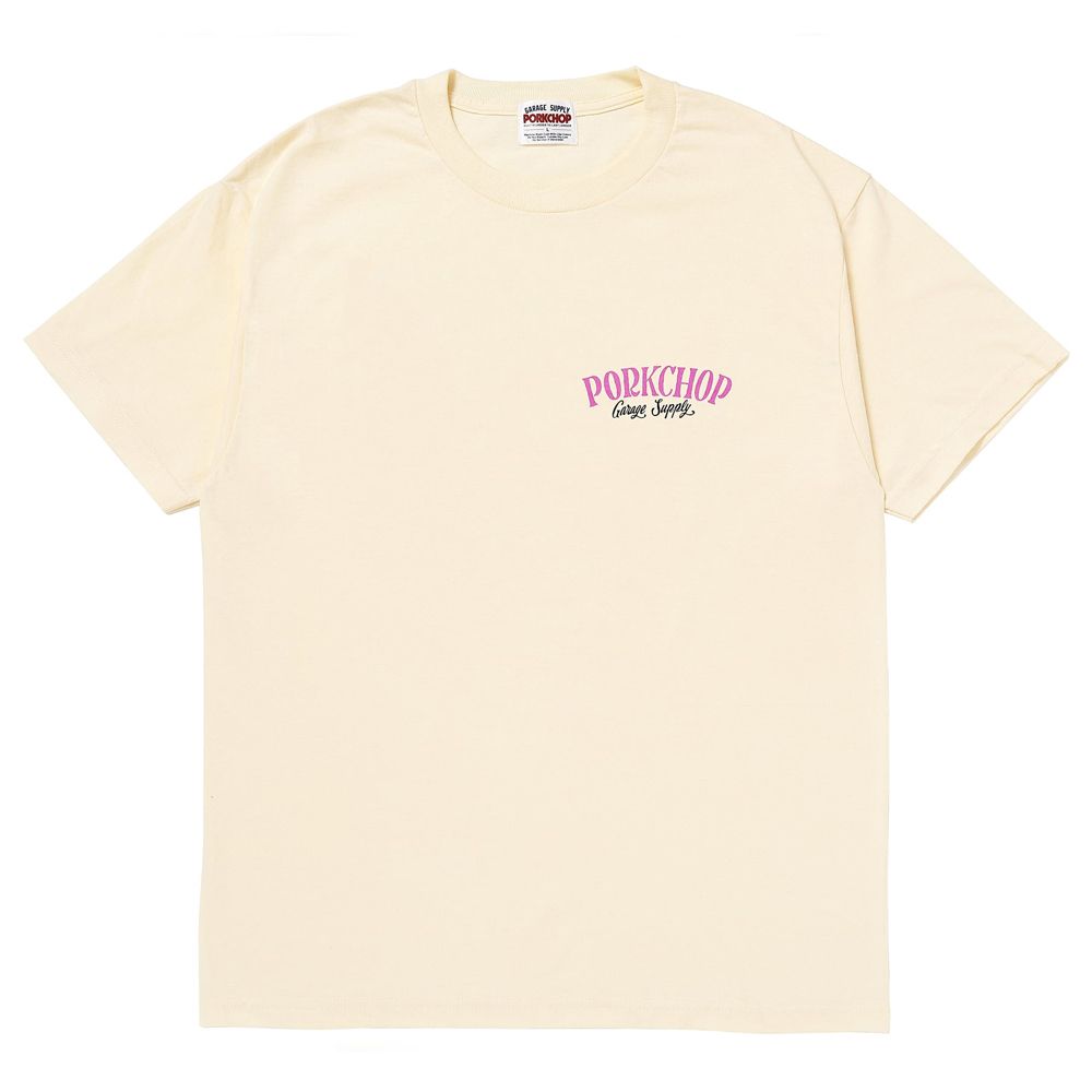PORK BACK TEE - CREAM / ショートスリーブTシャツ