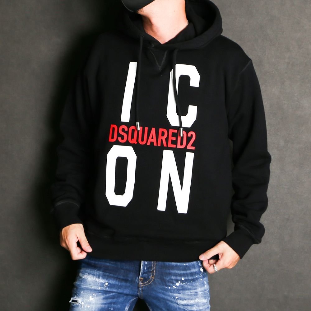 DSQUARED2 - 【ラスト1点-サイズXL】 ICON Hooded Sweatshirt