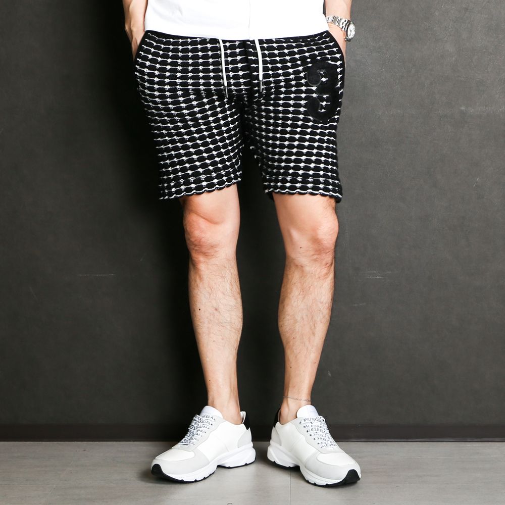 BIG WAFFLE "3" KNIT SHORTS / ビッグワッフル ハーフパンツ / USB-21029