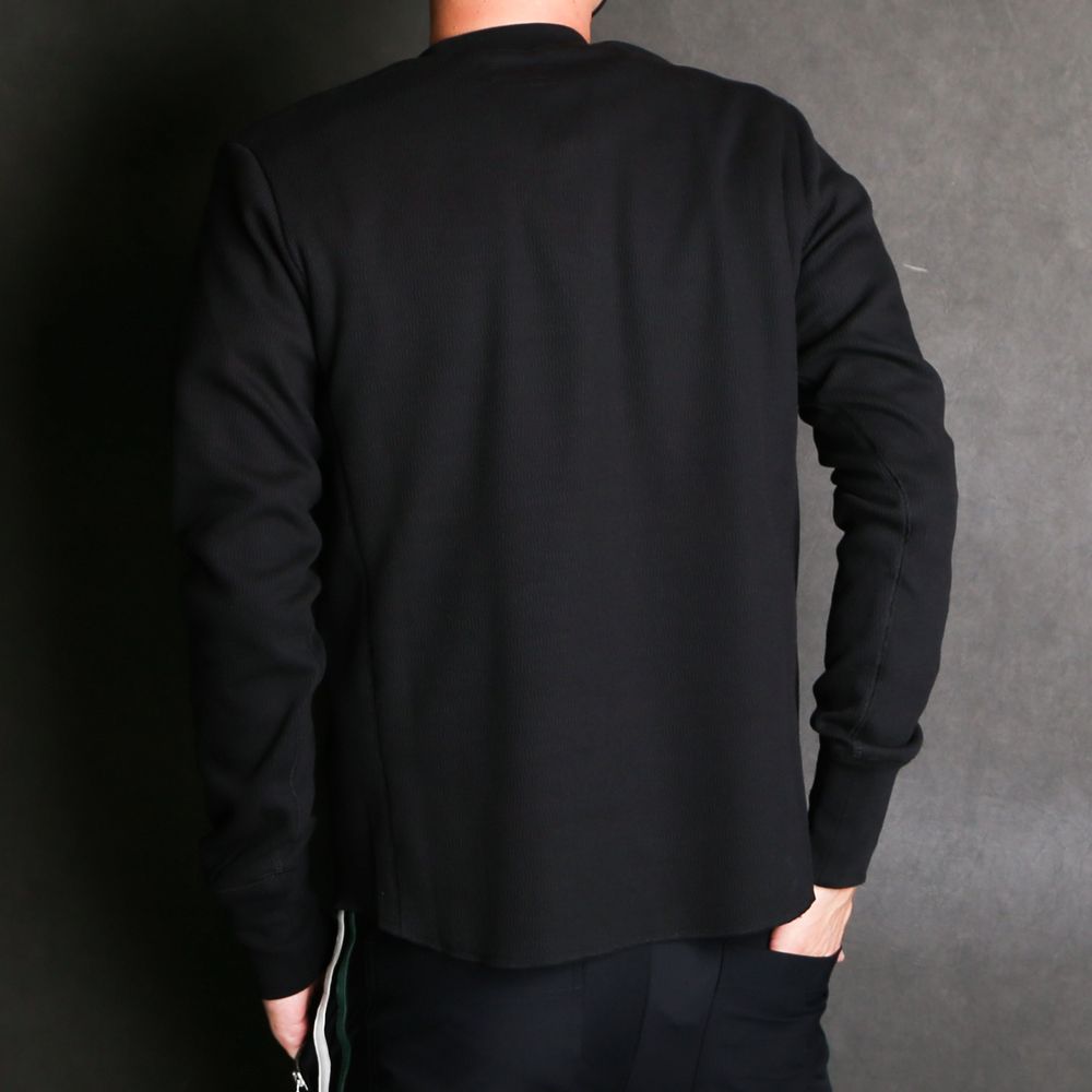 BOMBER HEAT® THERMAL L/SL HENLEY-NECK SHIRTS / 裏起毛 サーマル ヘンリーネックロングスリーブTシャツ / TCS-F2002