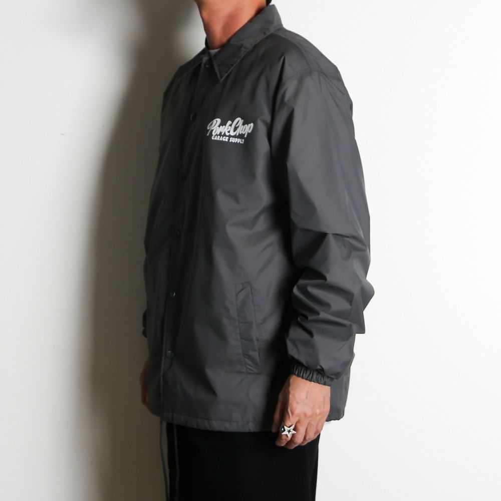 SCRIPT PORK COACH JKT - CEMENT / コーチジャケット