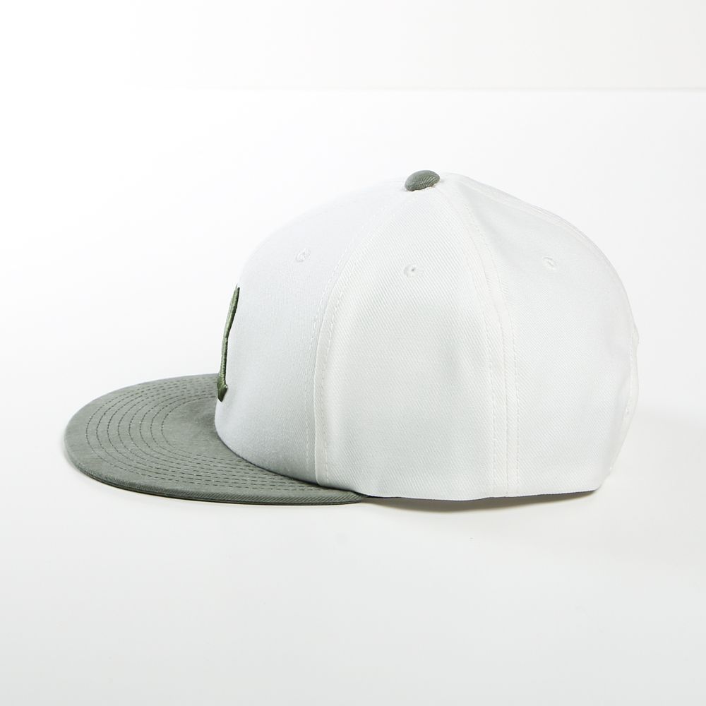 OLD ENGLISH COMBI CAP / 6パネルキャップ - カーキ / 22'RA-0414