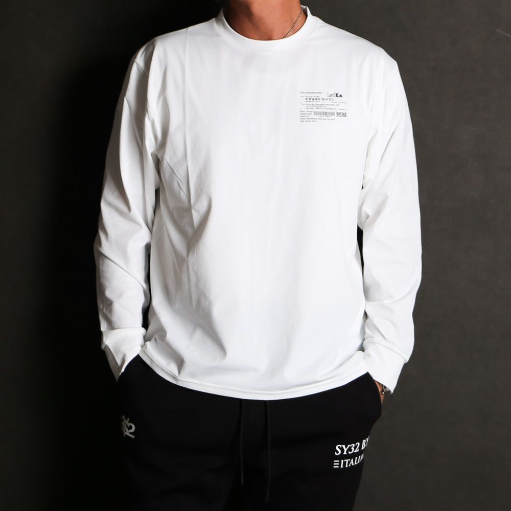 ICON GRAPHIC L/S TEE - WHITE / グラフィックTシャツ / 15045