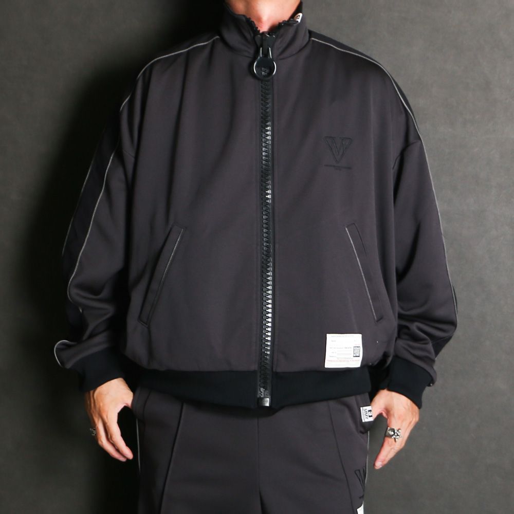 【ラスト1点-サイズ46】 Wide Back Track Jacket - BLACK / ワイドバック トラックジャケット / A17JK561