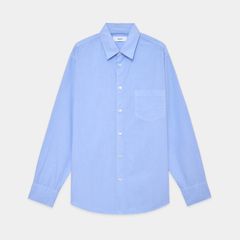 REGULAR COLLAR SHIRT - SAXE / オーガニックコットンシルク120/2タイプライター - レギュラーカラーシャツ / M25C13SH01C
