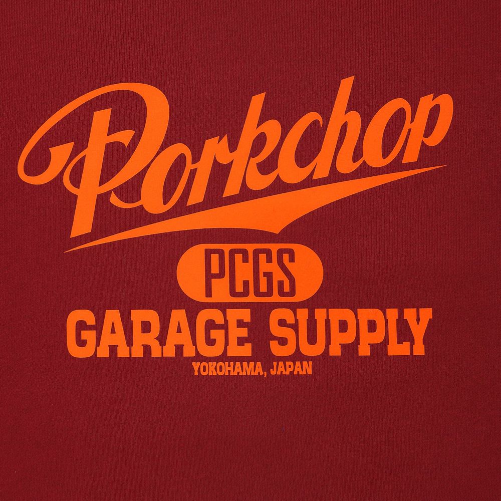 SCRIPT COLLEGE SWEAT - MAROON / スウェット