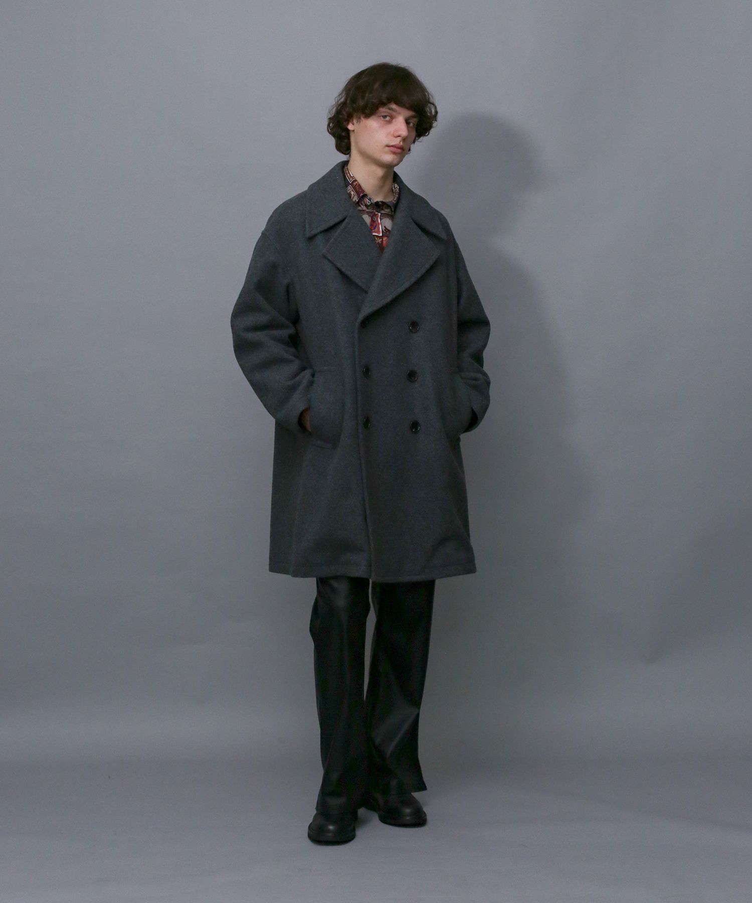 MELTON OVERSIZE P-COAT / メルトン オーバーサイズ コート / 779201