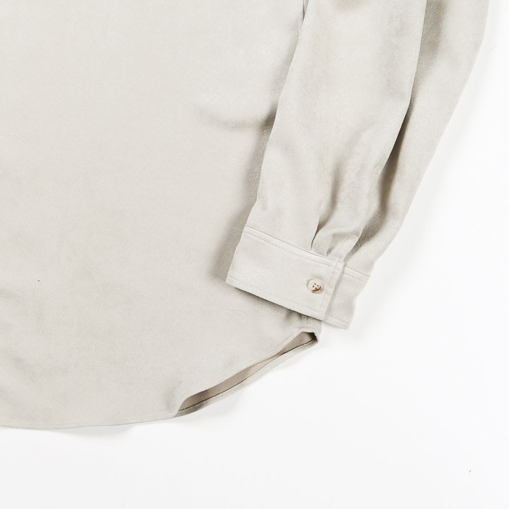 ECO SUEDE SH / エコスエード プレーンシャツ / 379207