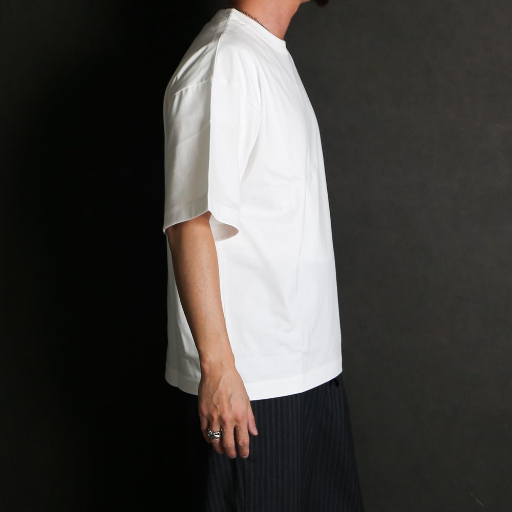 COMFORT FIT Tee - WHITE / オーガニックGIZA 80/3 天竺 サバイバルクロス® - コンフォートフィットTee / A26A19CS02B