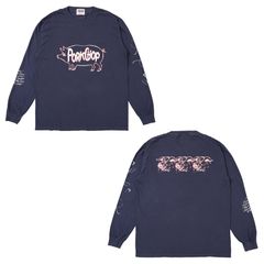 【ラスト1点-サイズL】SCUM PORK L/S TEE - NAVY / ロングスリーブTシャツ