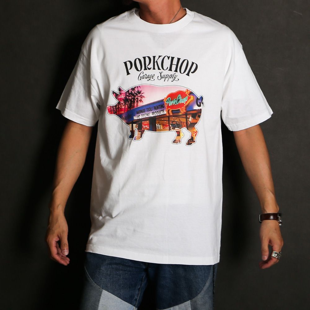 PCP STORE TEE - WHITE / ショートスリーブTシャツ