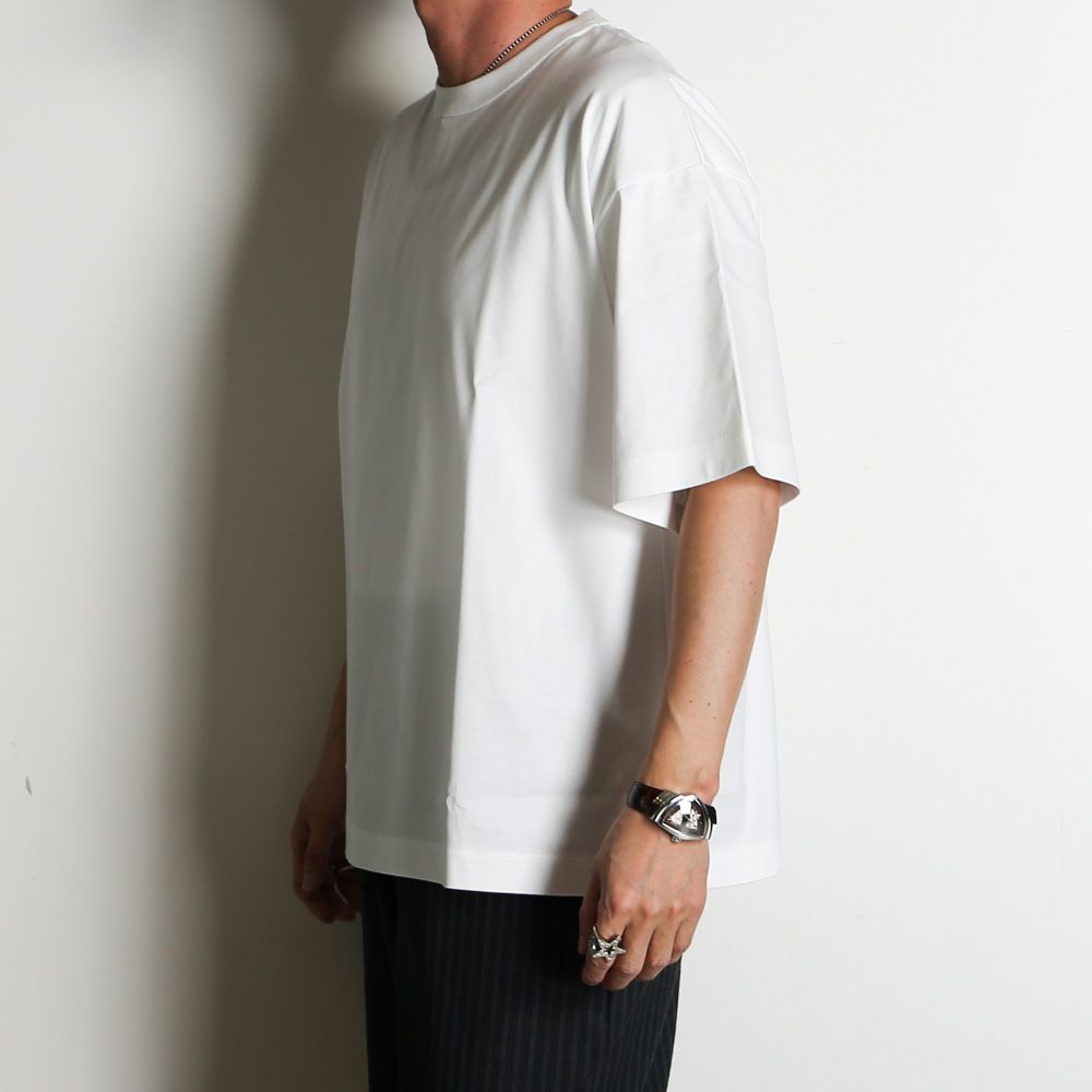 COMFORT FIT Tee - WHITE / オーガニックGIZA 80/3 天竺 サバイバルクロス® - コンフォートフィットTee / A26A19CS02B