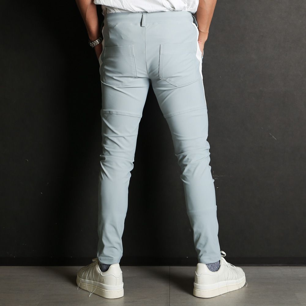 RESOUND CLOTHING - TYLER PANTS - AQUA / ラインパンツ / RC36