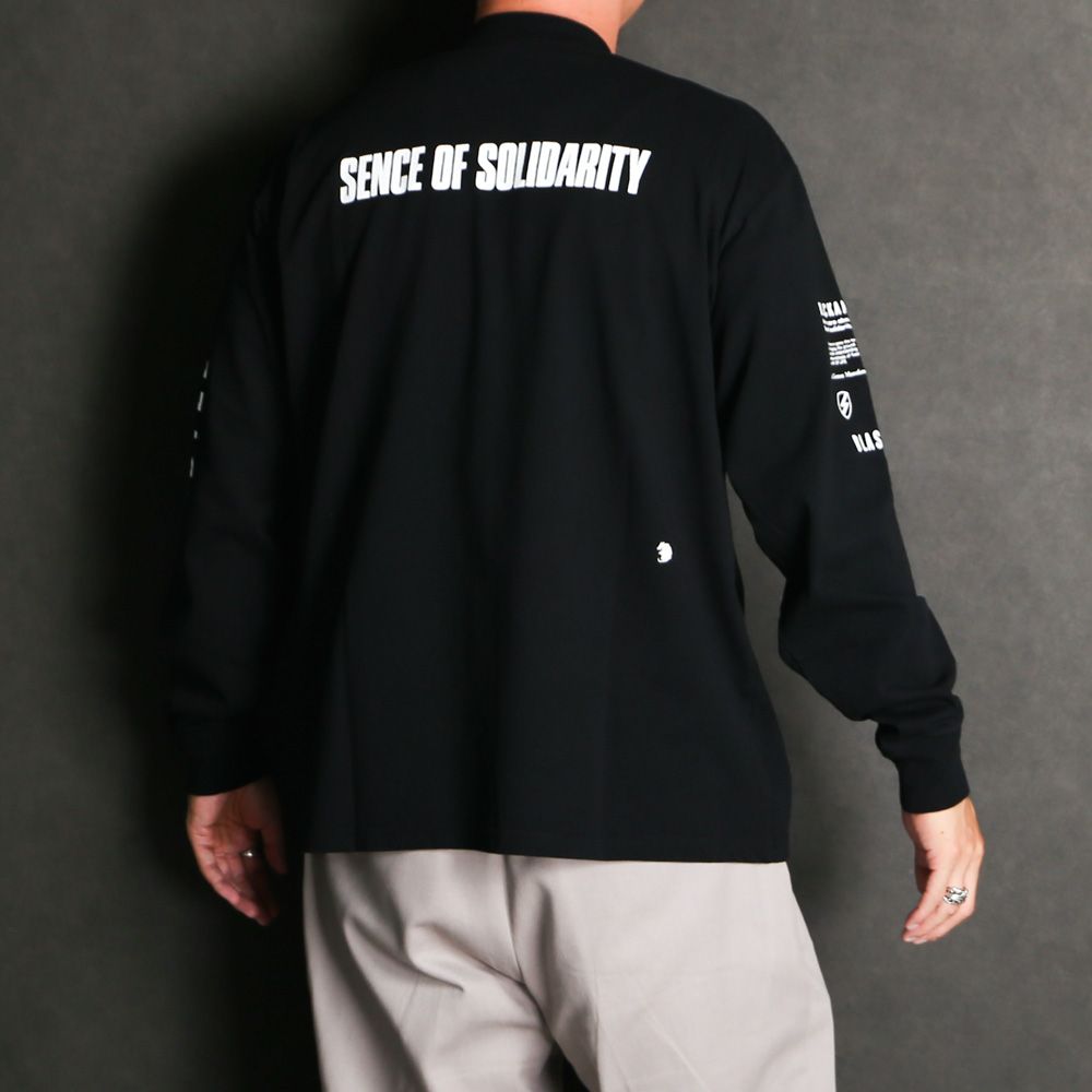 MC L/S TEE - BLACK / ロングスリーブ Tシャツ / 26'RTC-0802
