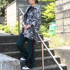 【Maison MIHARA YASUHIRO】【FACETASM】【VICTIM】コーディネート(女性モデル162cm)