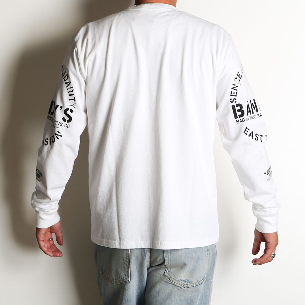 STAMP LOGO L/S TEE - WHITE / Tシャツ / 24'RTC-0802