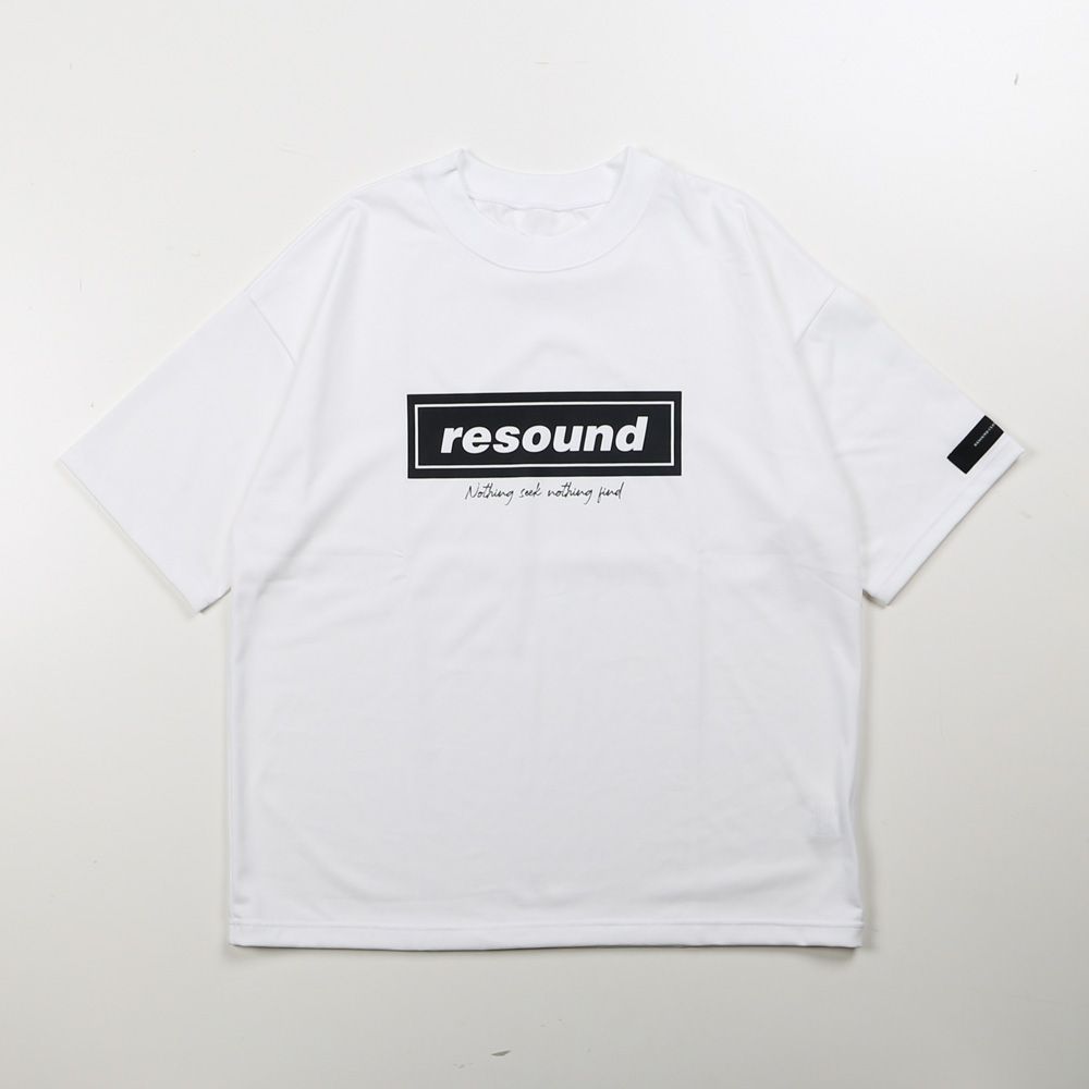 【ラスト1点-サイズ3】 BOX OVER TEE - WHITE / オーバーサイズ ボックスロゴTシャツ / RC40-T-007