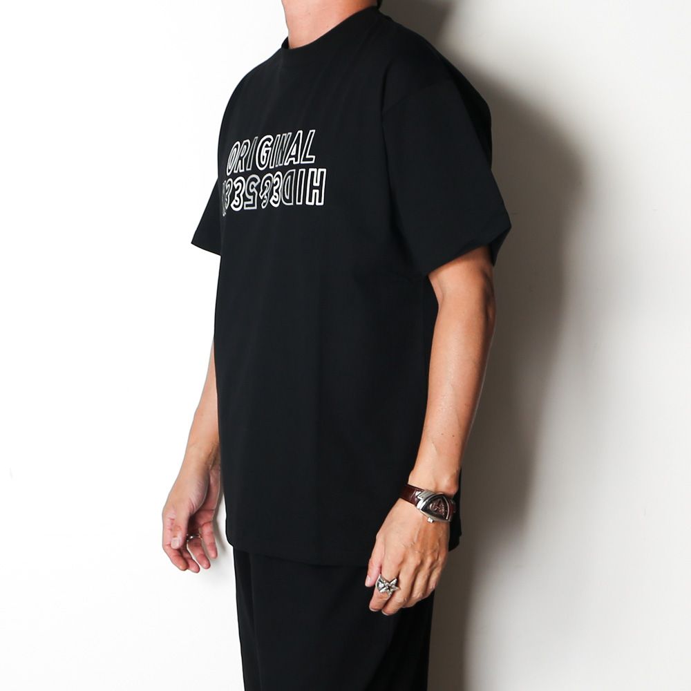 " HIDEANDSEEK × Toru Nishiura " / Original S/S Tee - BLK / Tシャツ / H30th-091726
