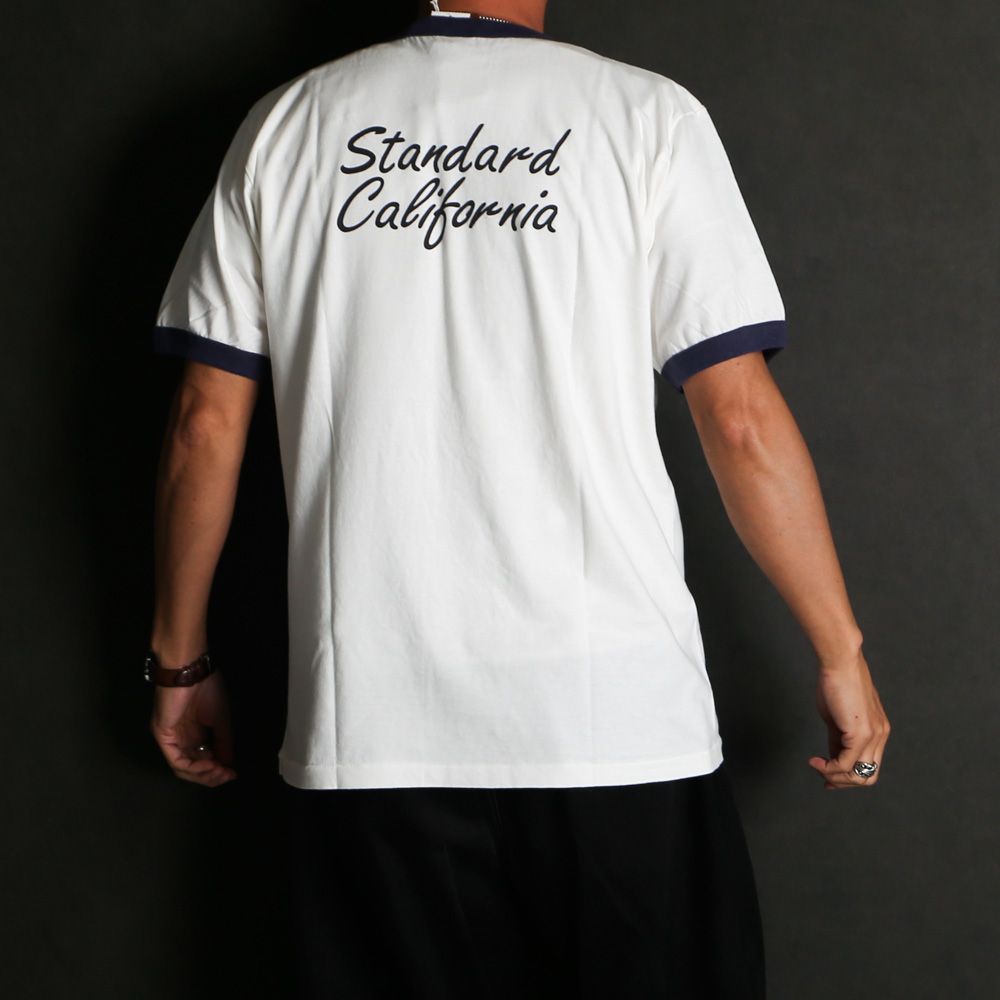 Disney / SD Ringer T - White × Navy / Tシャツ / TSOSJ110