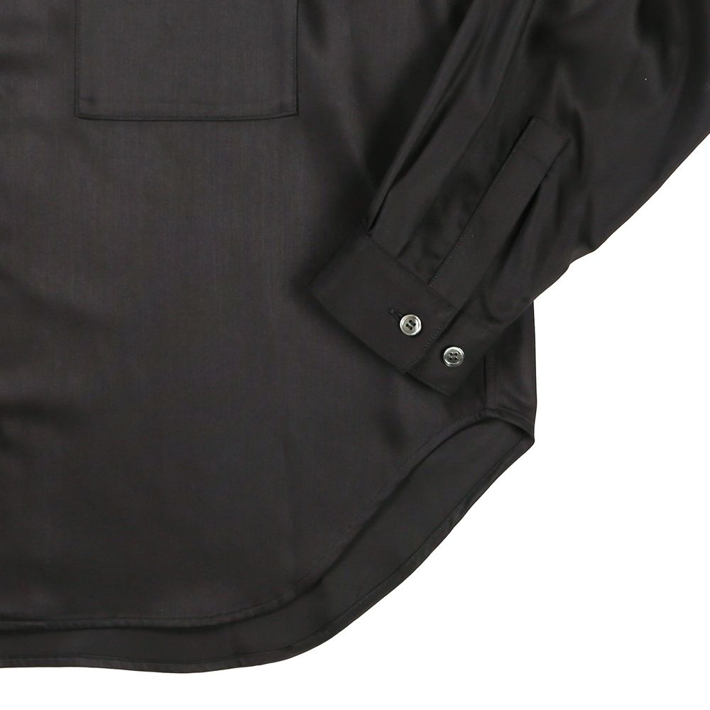 Regular fit big shirt - Rayon poly gabardine / レギュラーフィット ビッグシャツ ギャバジン / SN-411A