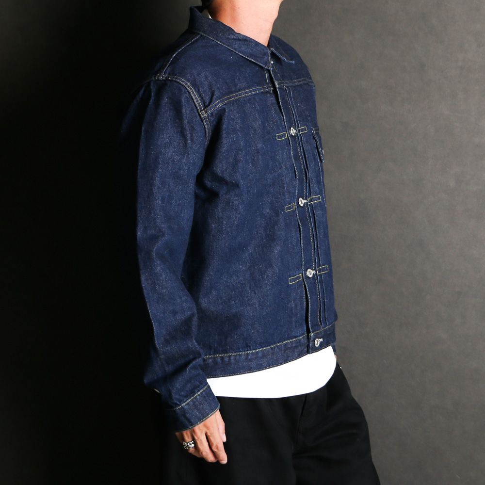 MASSES × Maison MIHARA YASUHIRO / DENIM JACKET ONE WASH MMY - INDIGO / セルヴィッヂデニム 1st型ジャケット / C15BL035