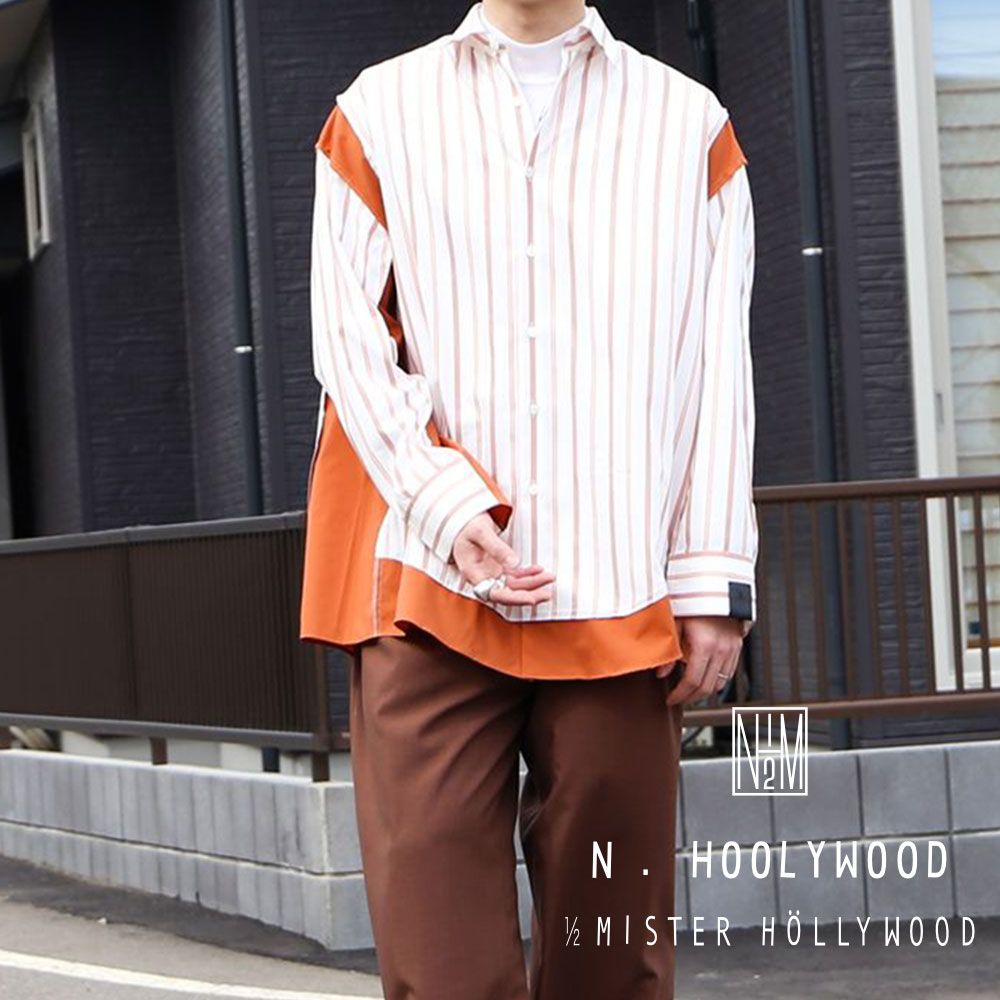 N.HOOLYWOOD - L/S SHIRT / 1202-SH06-014 pieces | chemical conbination